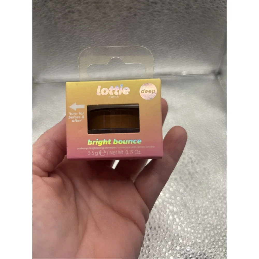 Lottie London Bright Bounce IN DEEP Undereye Brightening Corrector Cream NEW